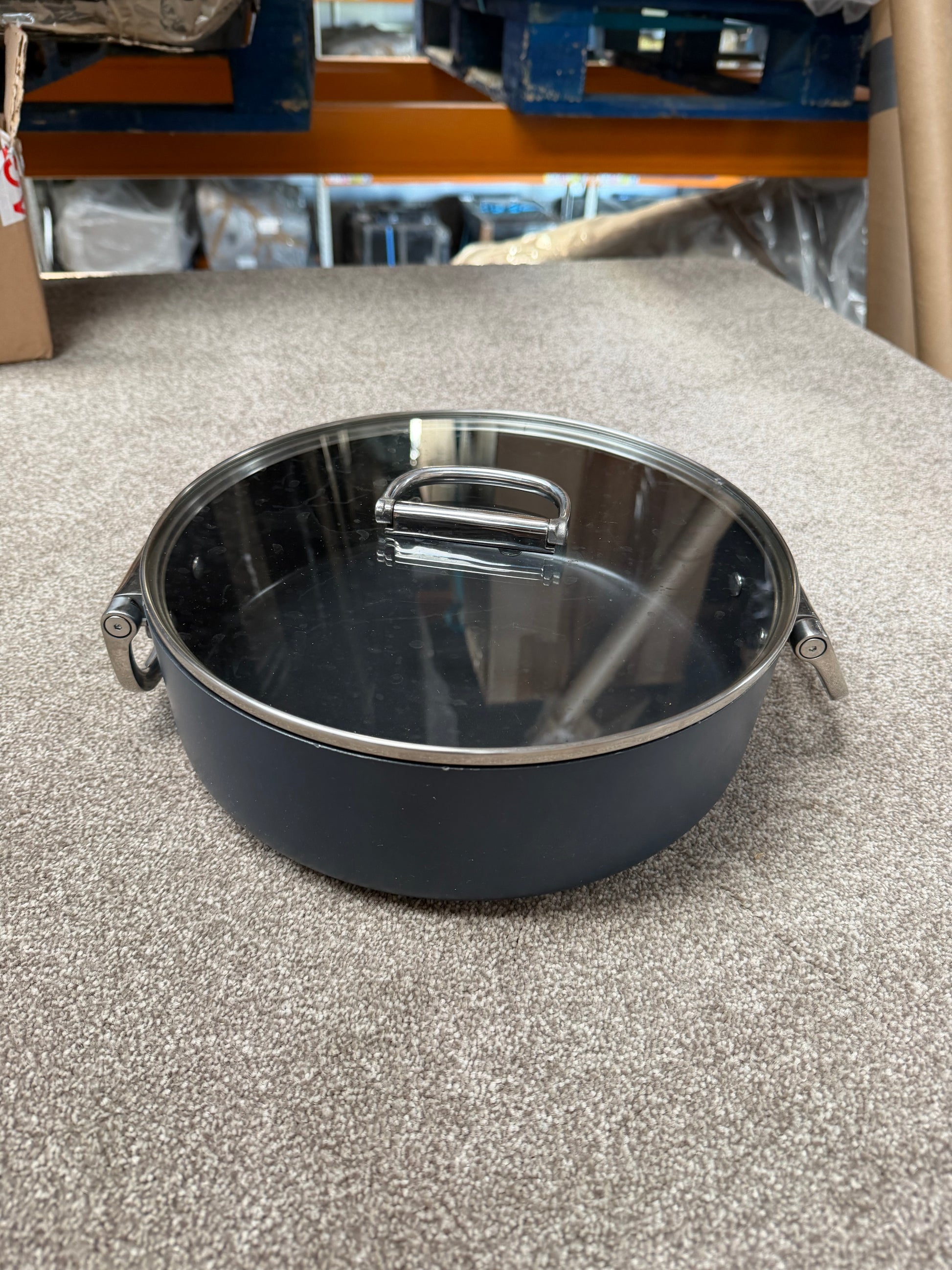 Joseph Joseph Space Folding Handle Aluminium Non-Stick Shallow Casserole & Lid,