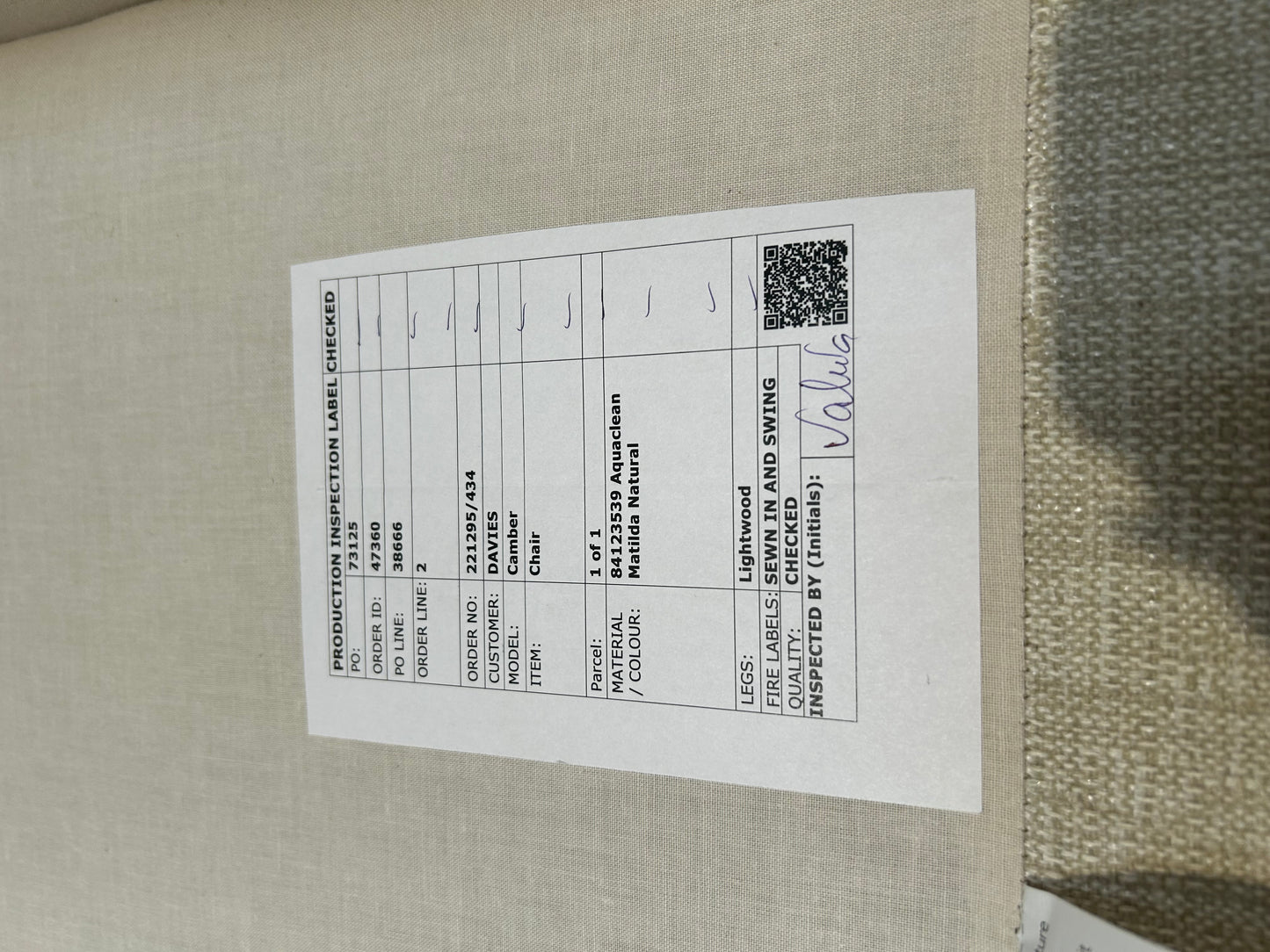 John Lewis Camber ArmchairAquaclean Matilda Natural