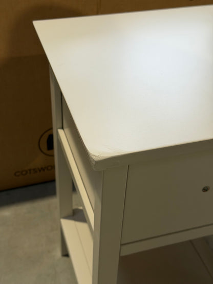 John Lewis Wilton Bedside Tables, Set of 2, Linen