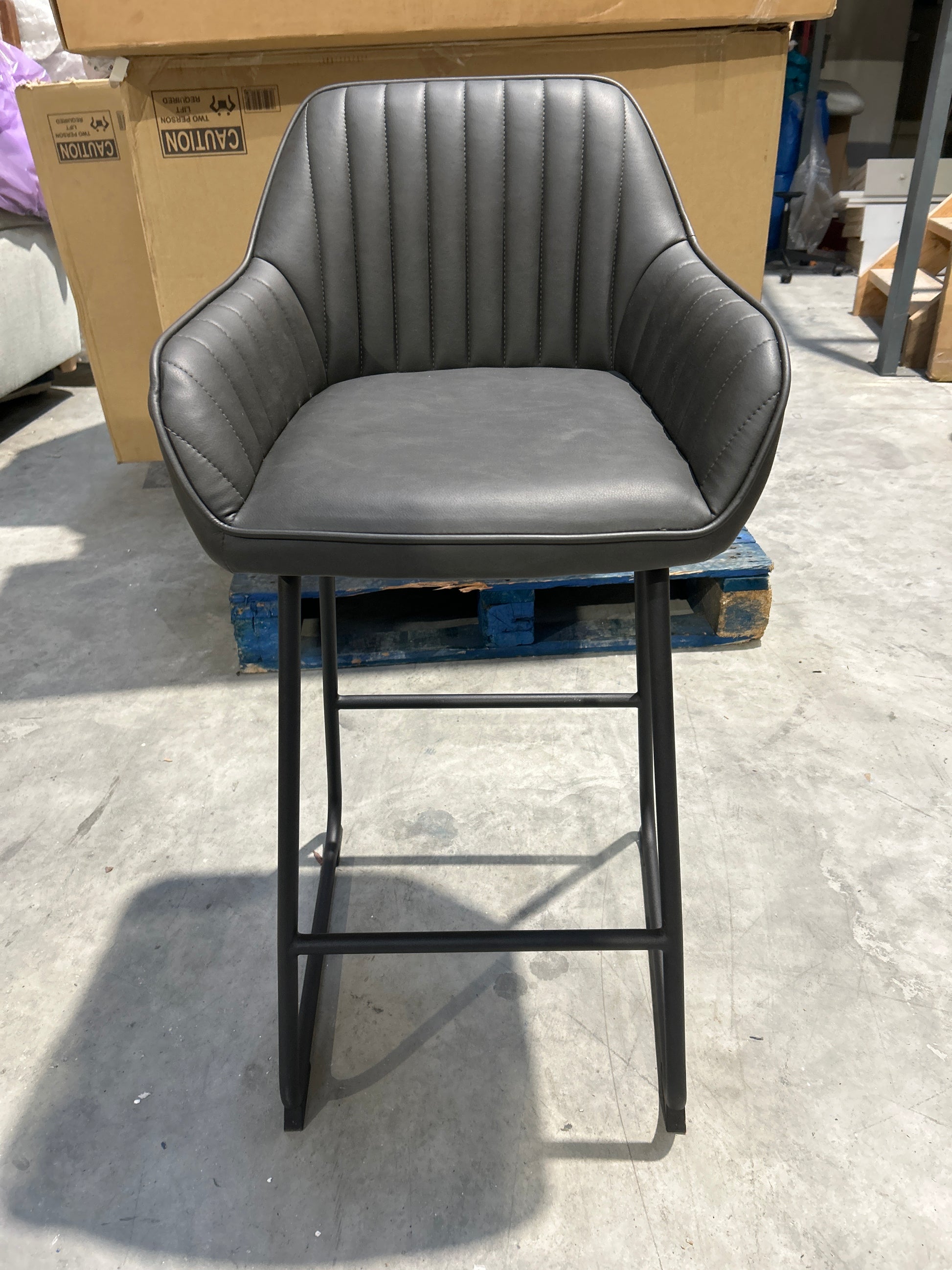 John Lewis Brooks II Bar Stool Grey