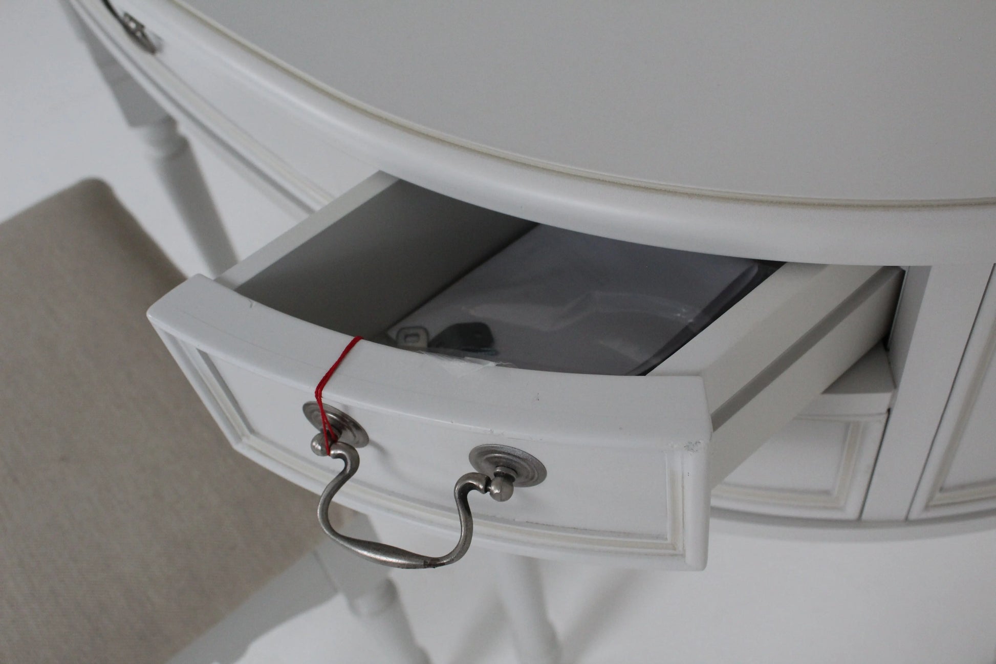 Laura Ashley Clifton Dressing Table and Stool Set, Grey 