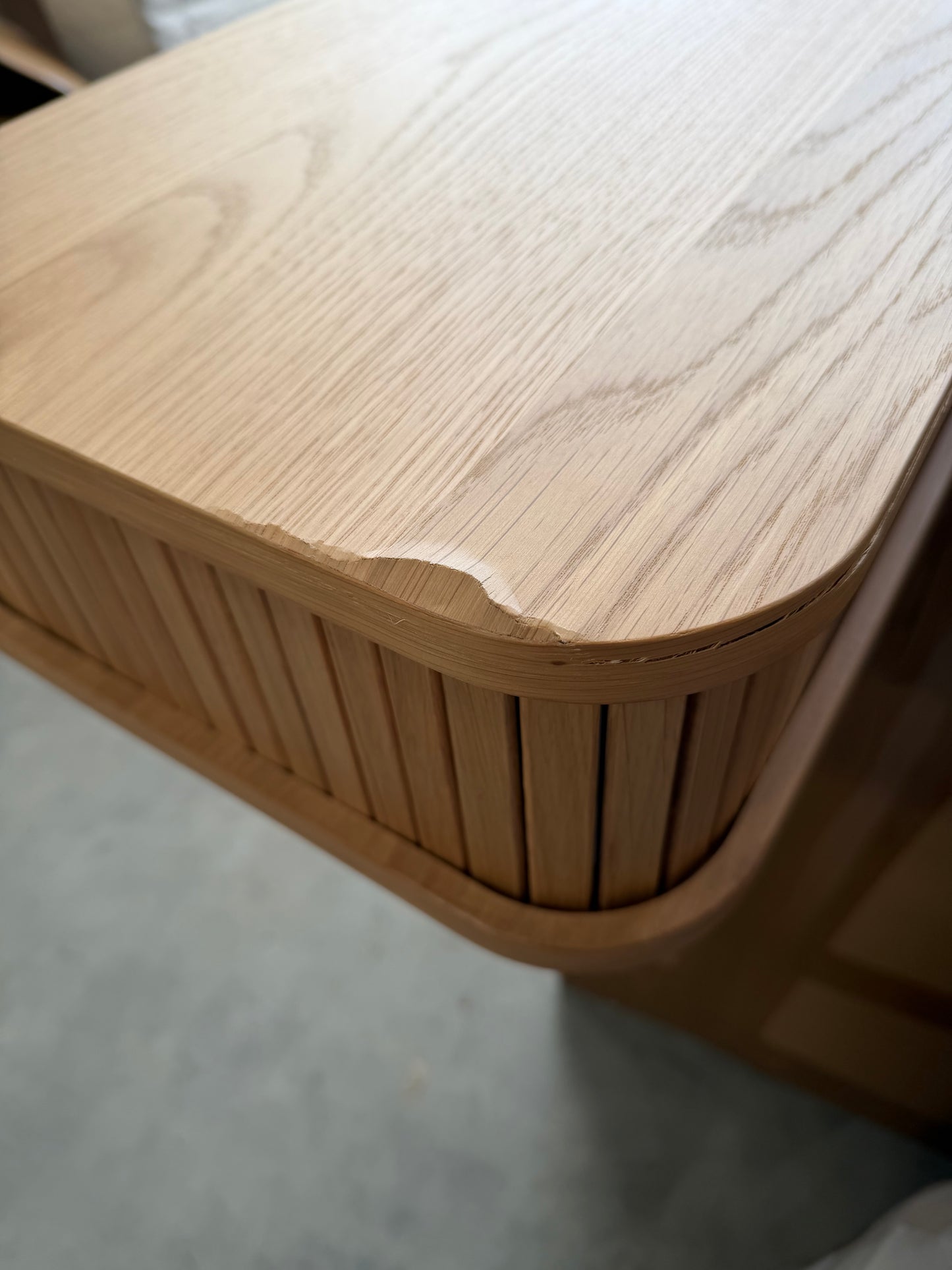 John Lewis Grayson Storage Console Table Oak
