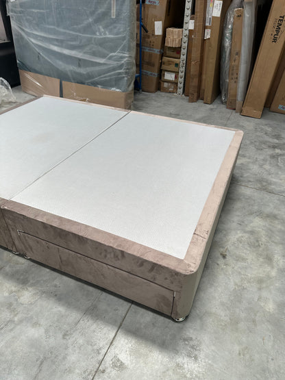 Silentnight 4 Drawer Divan Base, King Size, Velvet Mink