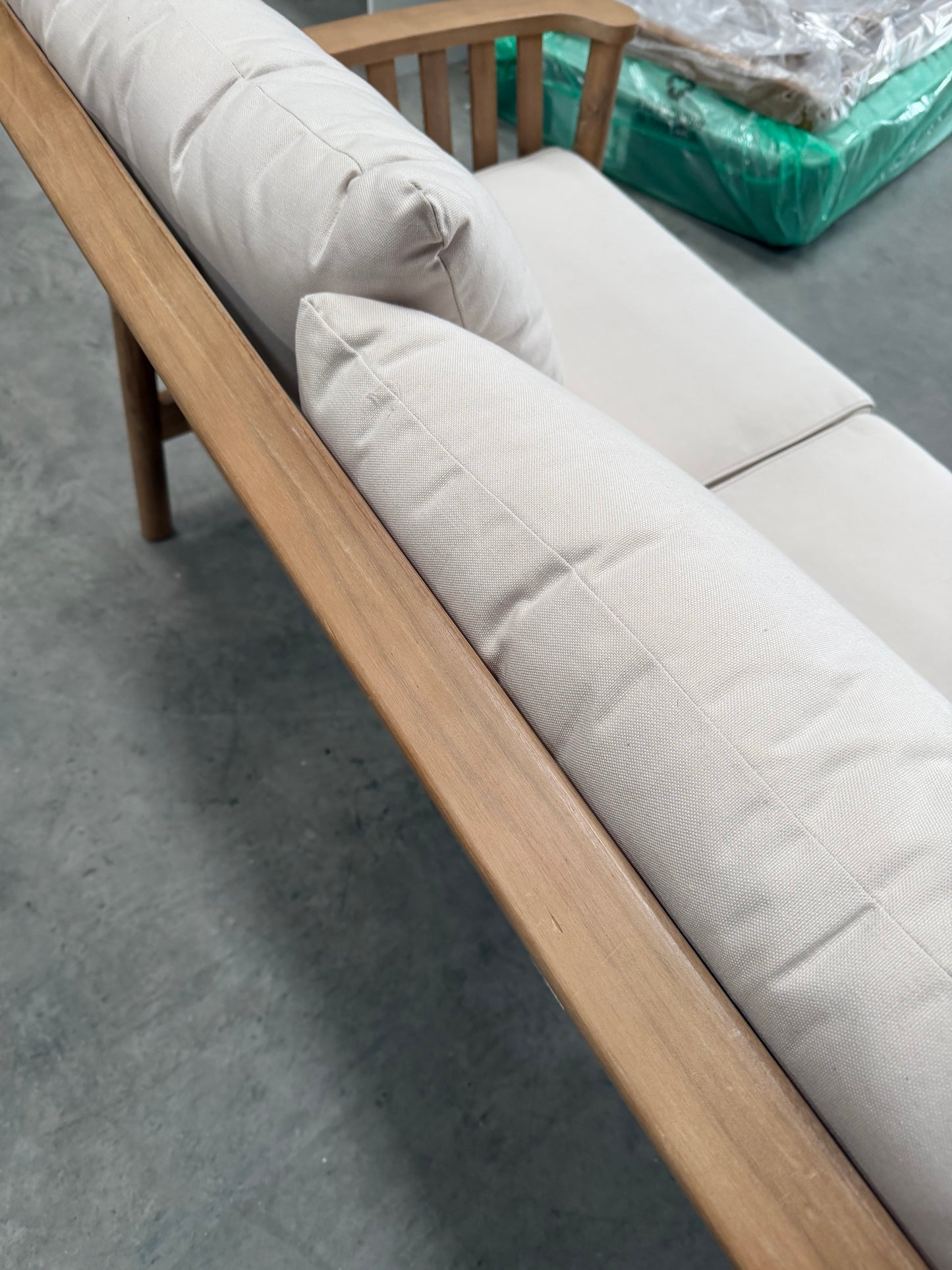 John Lewis Boardwalk 3-Seater Garden Sofa, FSC-Certified Acacia Wood Natural