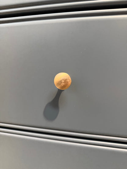 John Lewis Pillar 6 Drawer Tallboy Chest, Blue