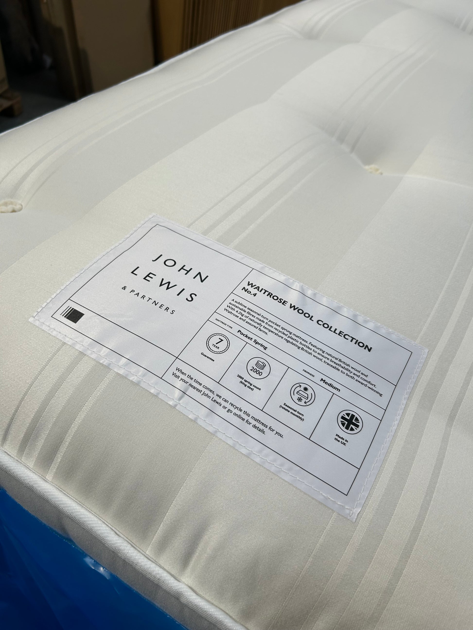 John Lewis Classic NO. 1 Pocket Spring Mattress Single