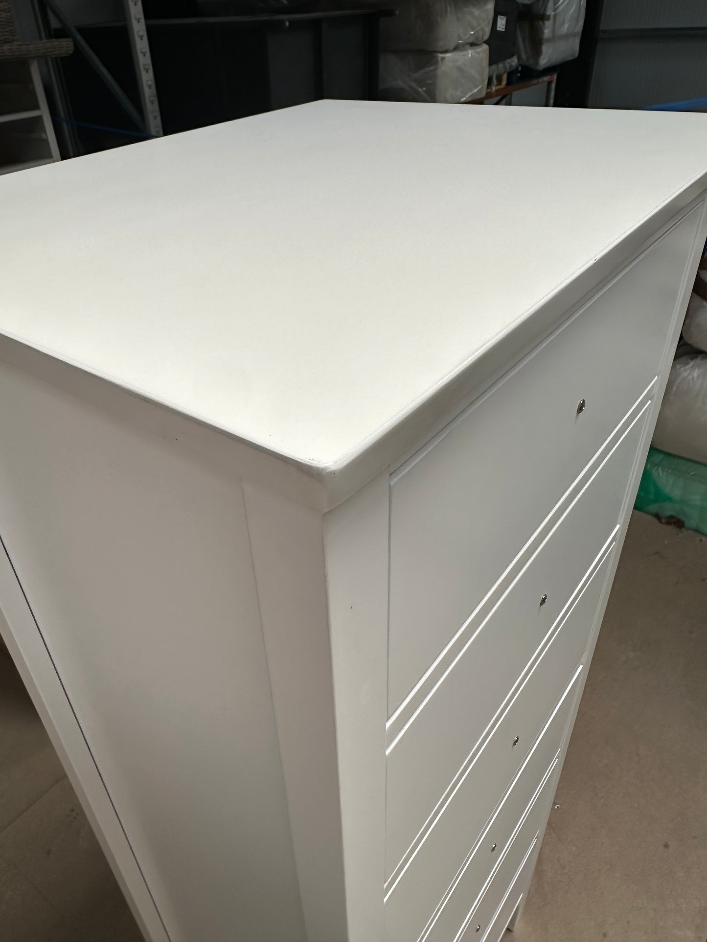 John Lewis Wilton 6 Drawer Tallboy Chest White Bedroom Furniture