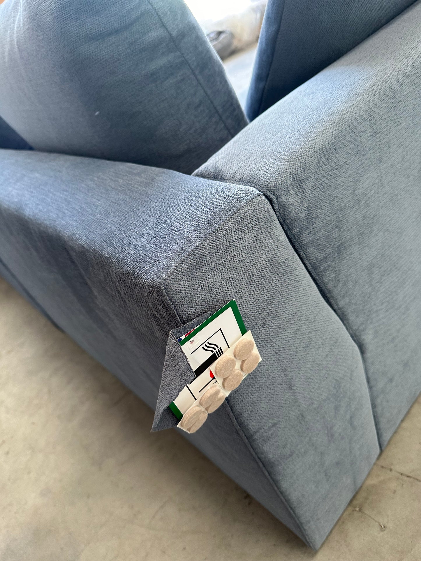 John Lewis Tokyo LHF Corner Group Blue Aqua Clean