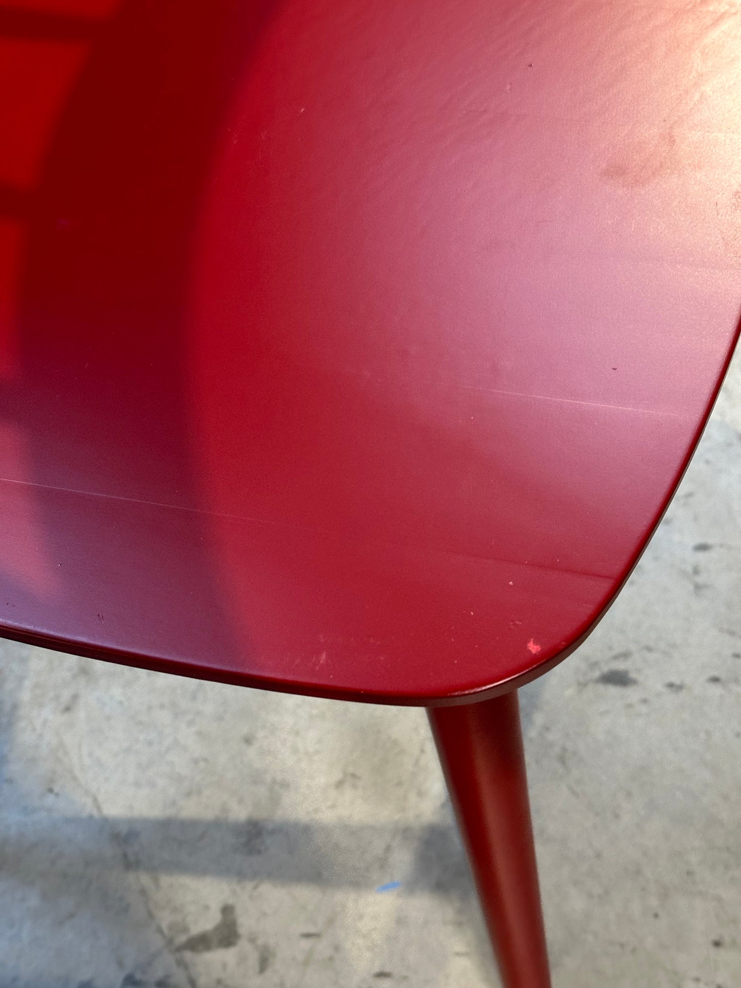 John Lewis Spindle Dining Chair, Set of 2, FSC-Certified (Beech Wood) Deep Red