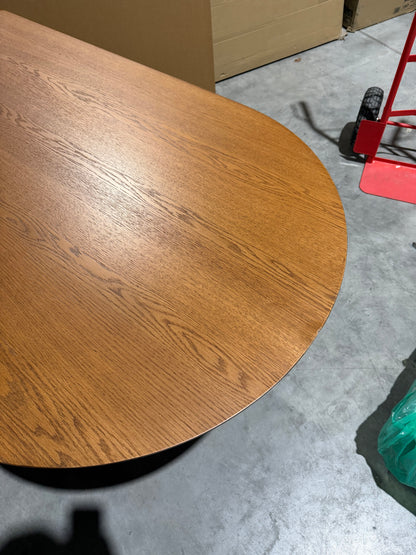 John Lewis Trestle 6 Seater Dining Table Dark Oak