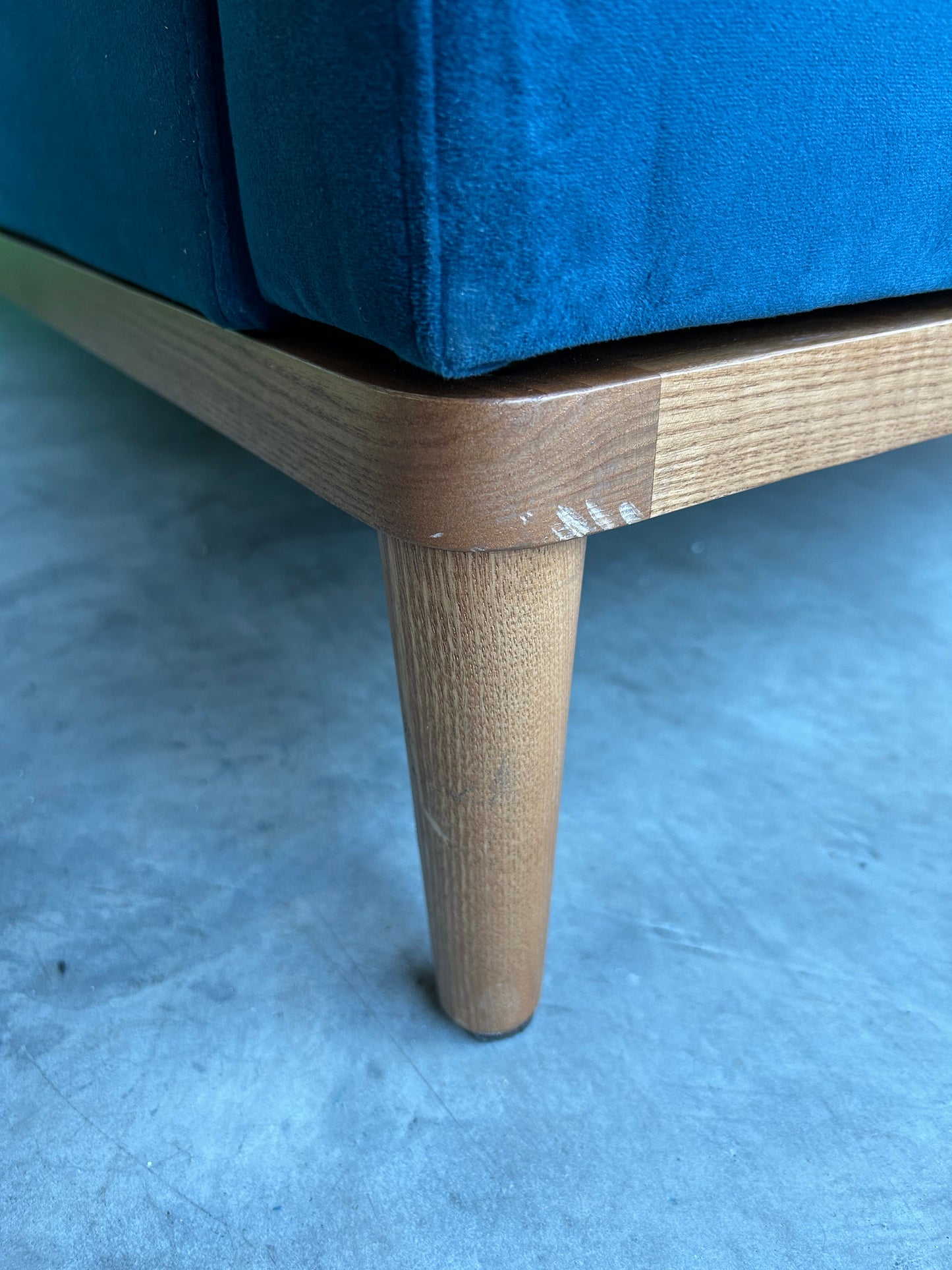 Swyft Model X01 Large 3 Seater Sofa Velvet Teal