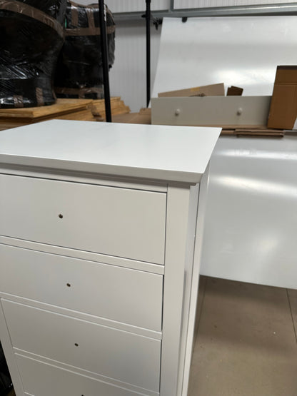 John Lewis Wilton 6 Drawer Tallboy Chest Bedroom Furniture White