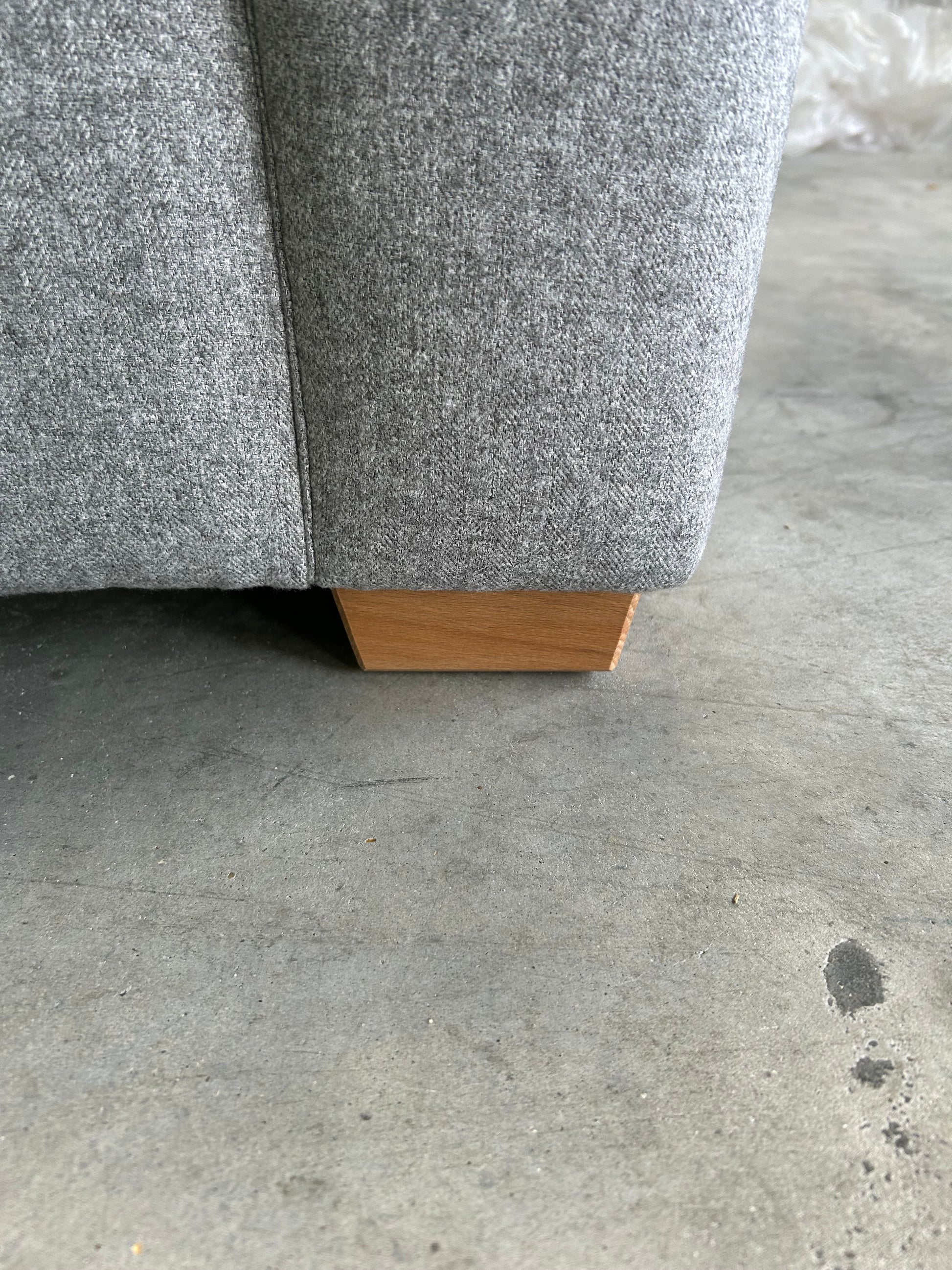 John Lewis Oliver II Medium 2 Seater Sofa Brushed Tweed Grey