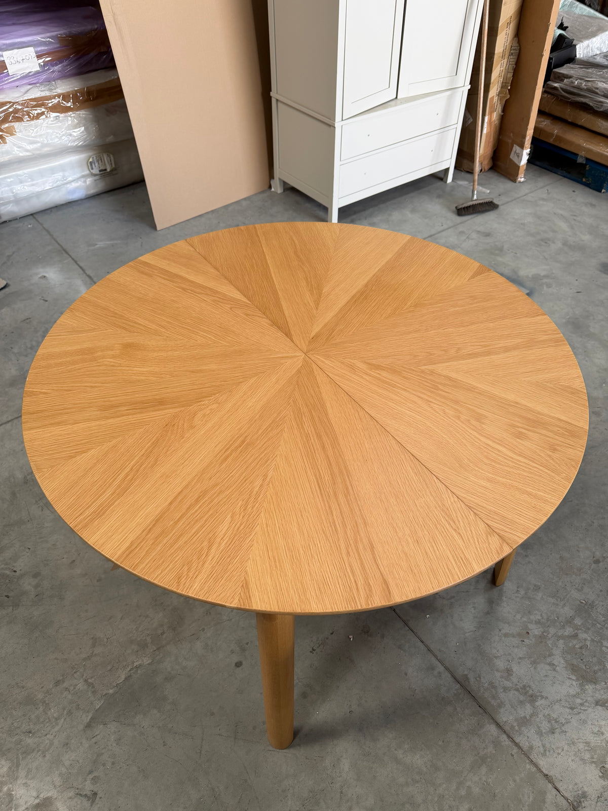 John Lewis Dining Table Round 4-6 Seater Notch