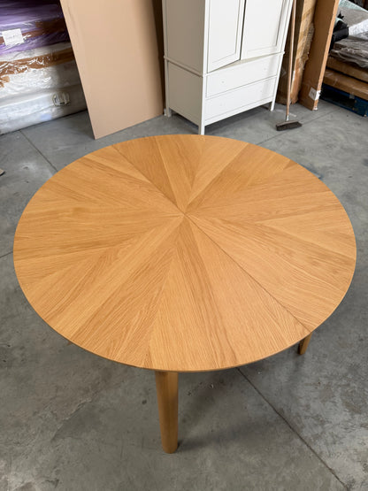 John Lewis Dining Table Round 4-6 Seater Notch