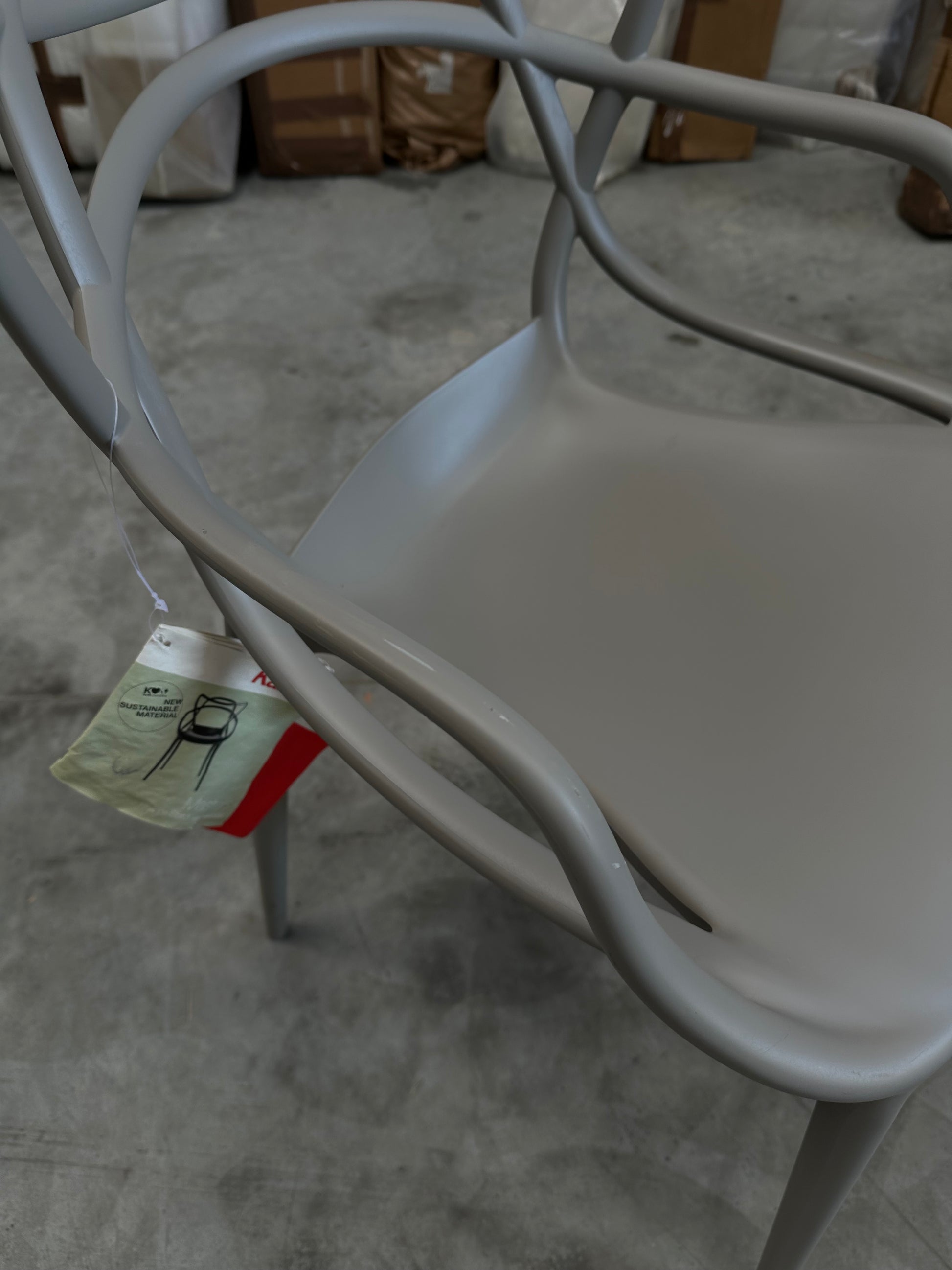 Kartell Philippe Starck for Kartell Masters Chair Grey