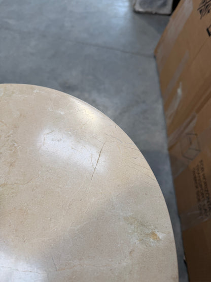 John Lewis Pin Side Table, Natural/Black