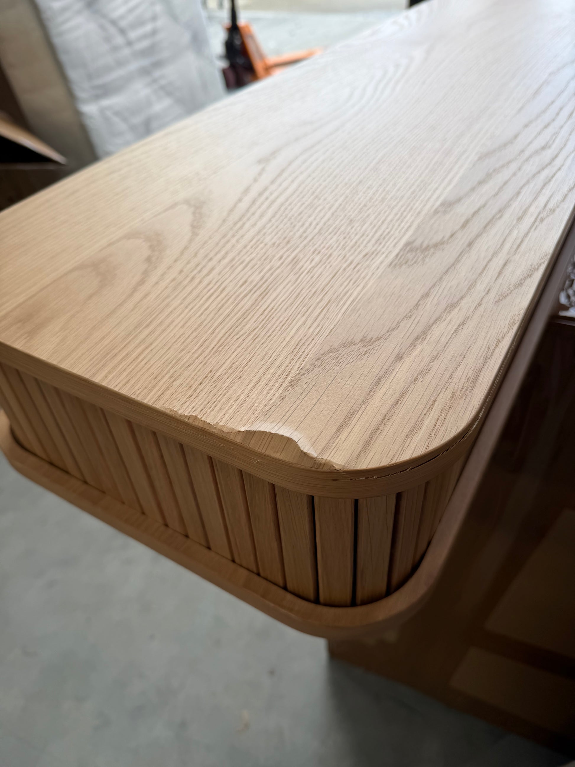 John Lewis Grayson Storage Console Table Oak