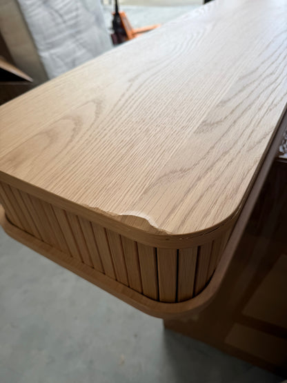 John Lewis Grayson Storage Console Table Oak