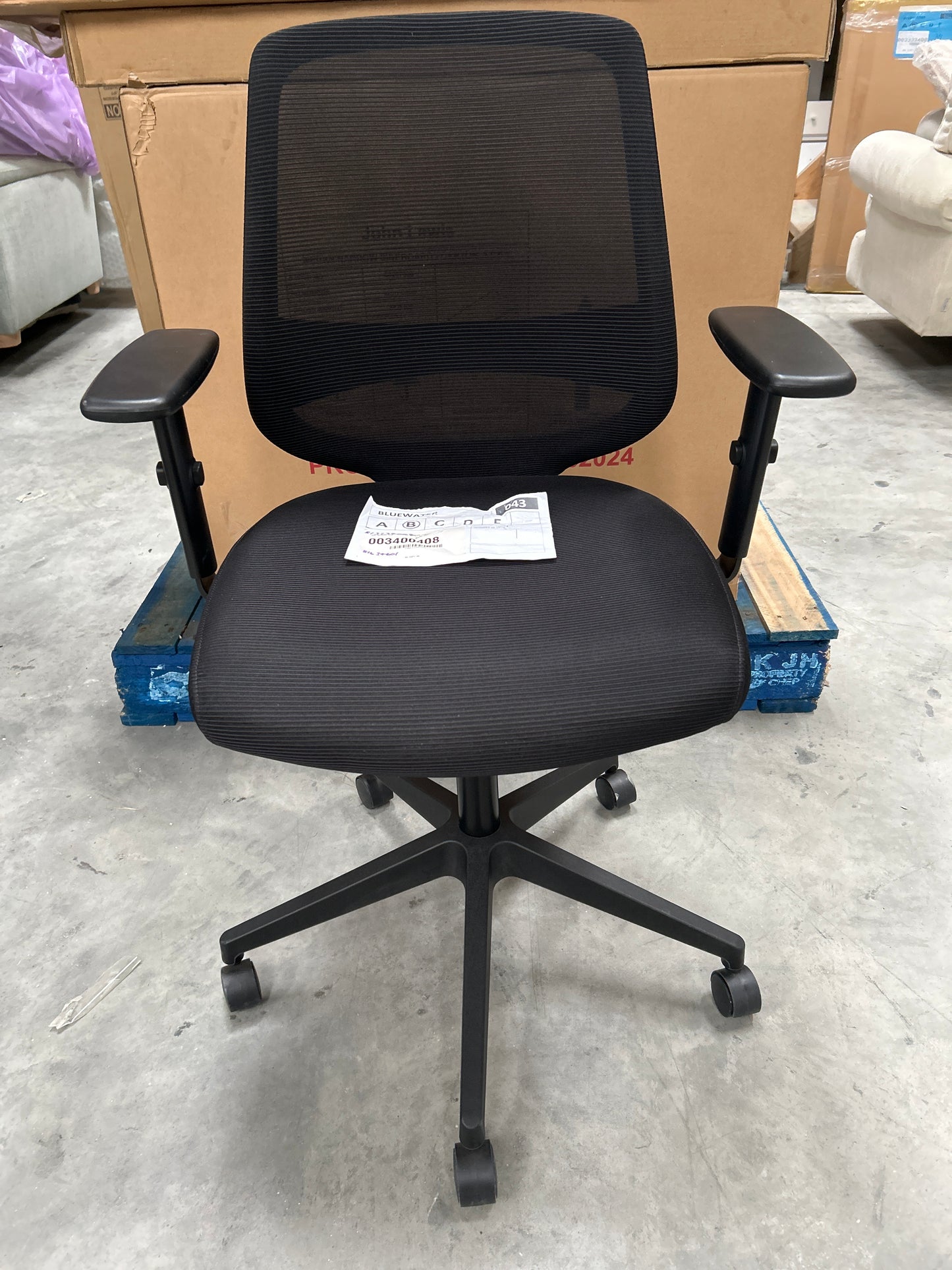 John Lewis Dorsal Office Chair, Black