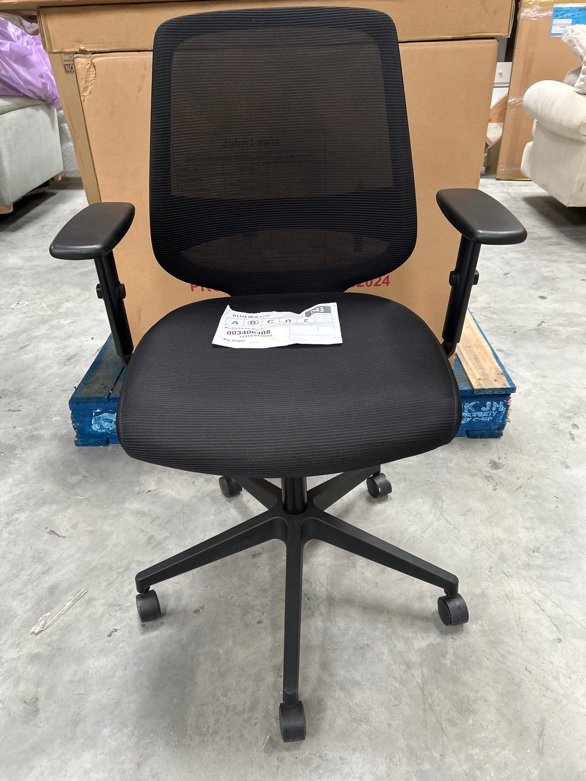 John Lewis Dorsal Office Chair, Black