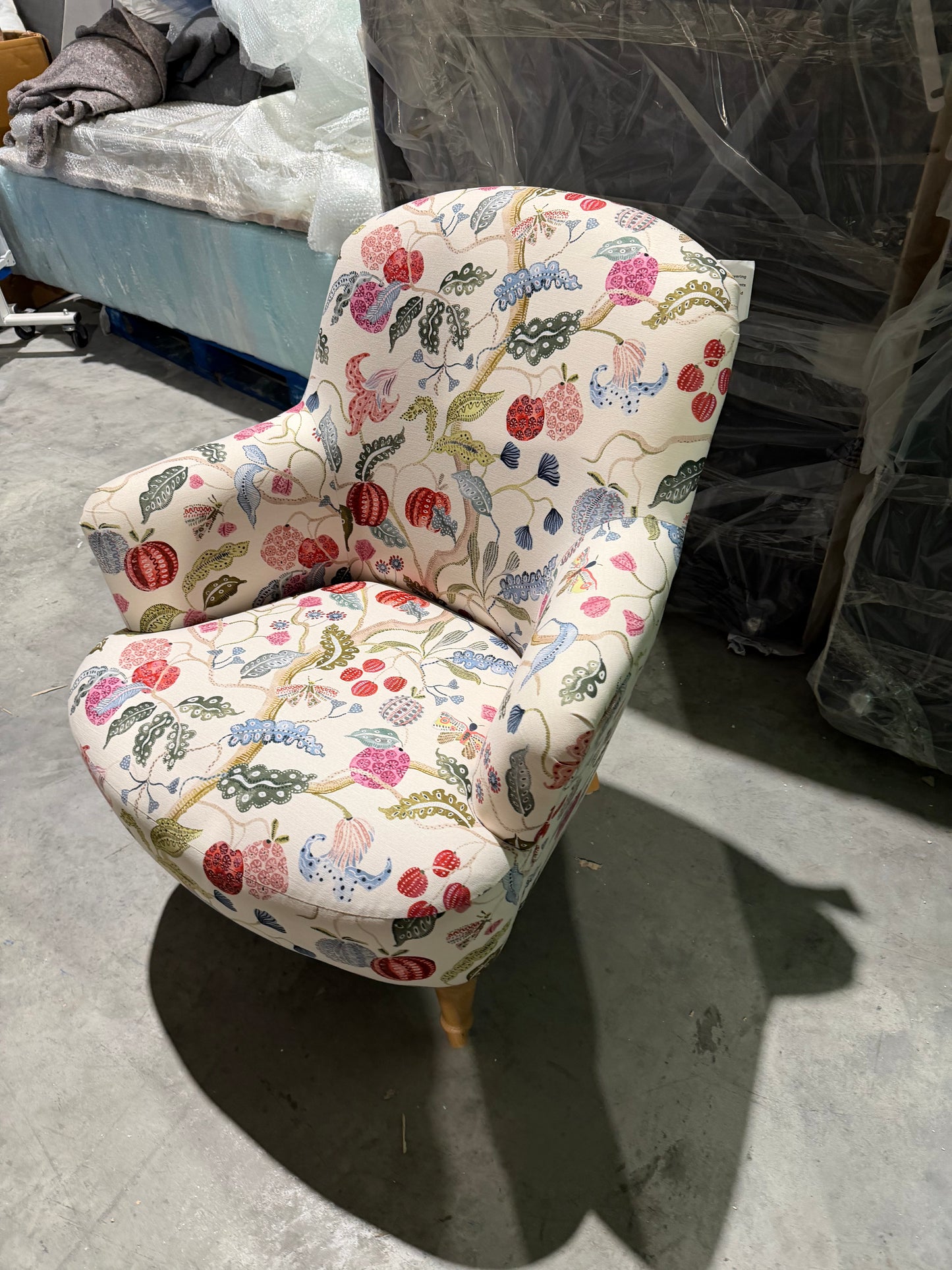 John Lewis Fireside Low Back Armchair, Light Leg