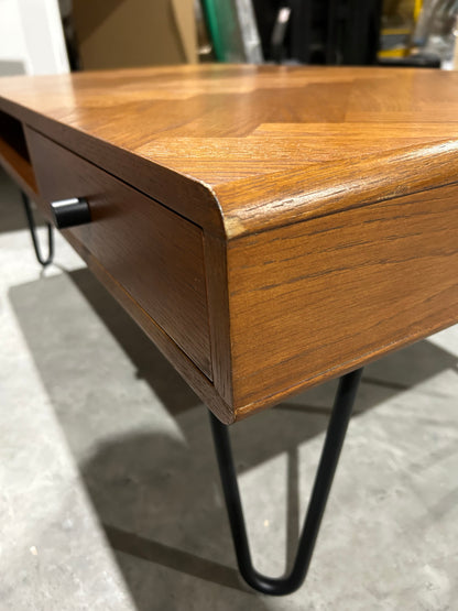 John Lewis Hairpin Coffee Table, Dark Oak