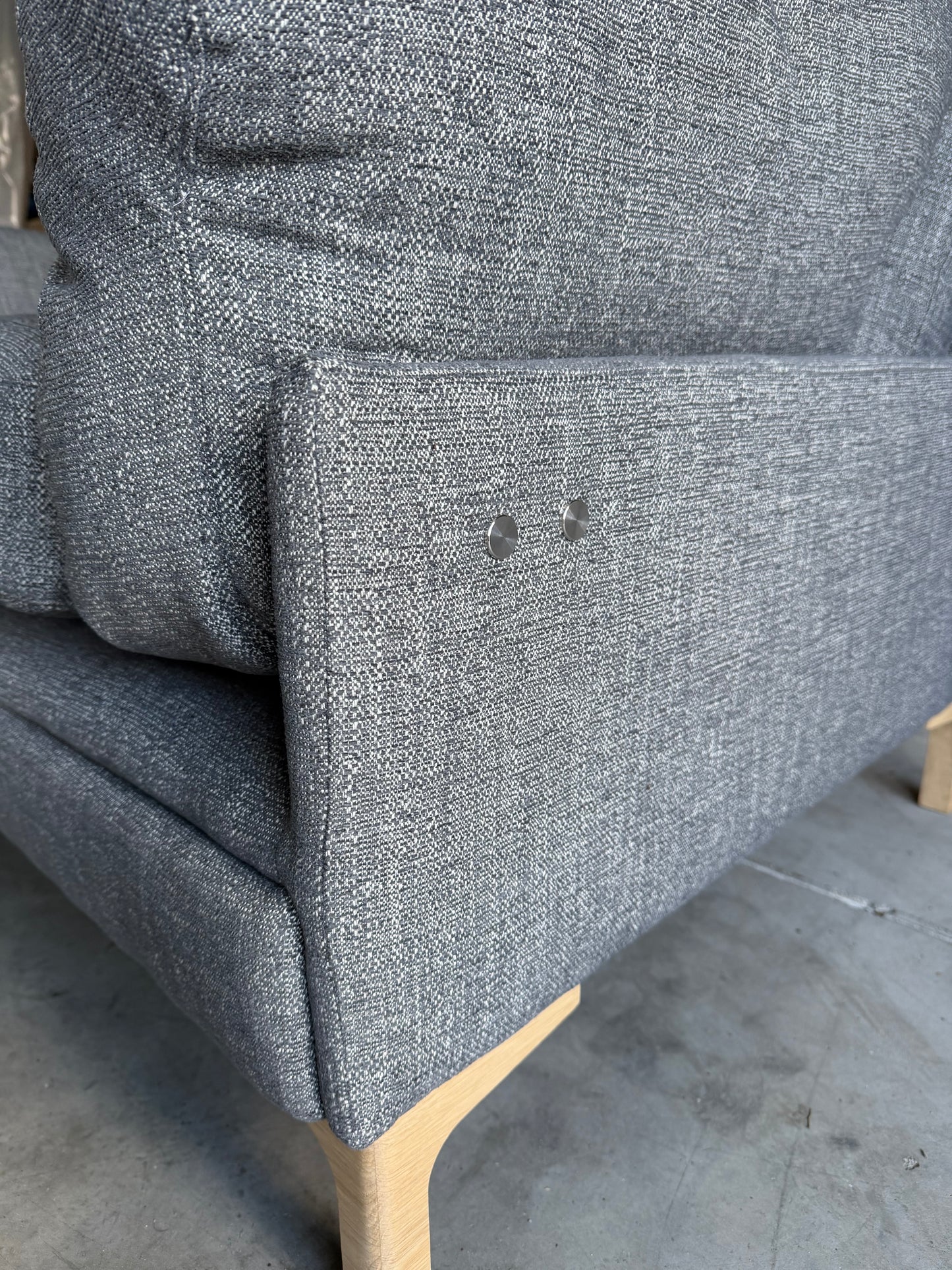 John Lewis Sofa Power Recliner Java Medium 2 Seater Storm Grey Easy Clean