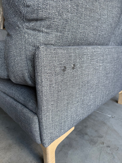 John Lewis Sofa Power Recliner Java Medium 2 Seater Storm Grey Easy Clean