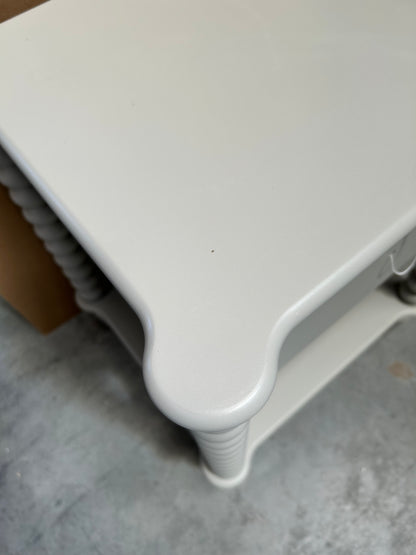 John Lewis Bobbin Grey 1 Drawer Bedside Table Nightstand Bedroom