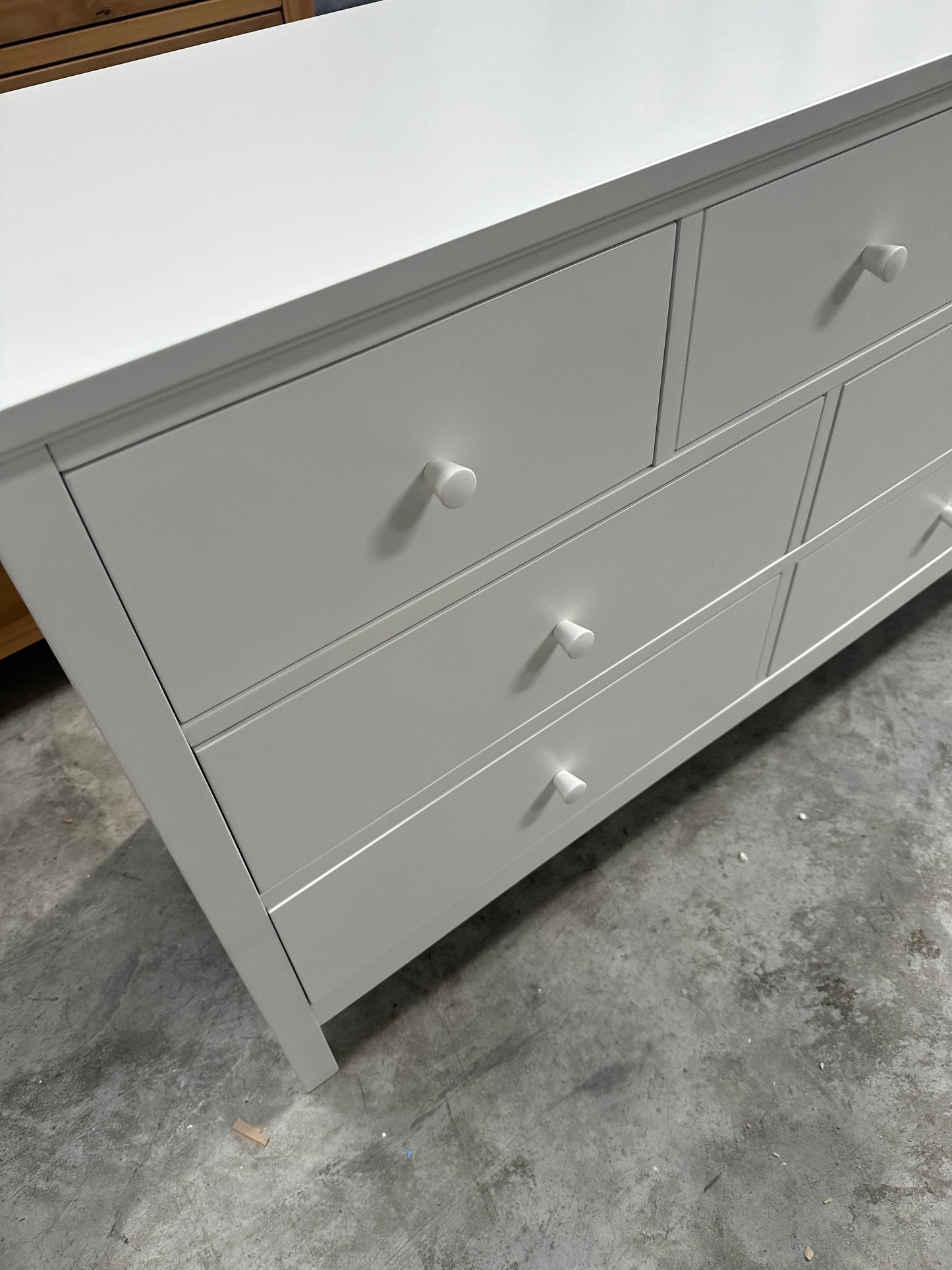 John Lewis Chest of Drawer White Wilton 7 Drawer Chest