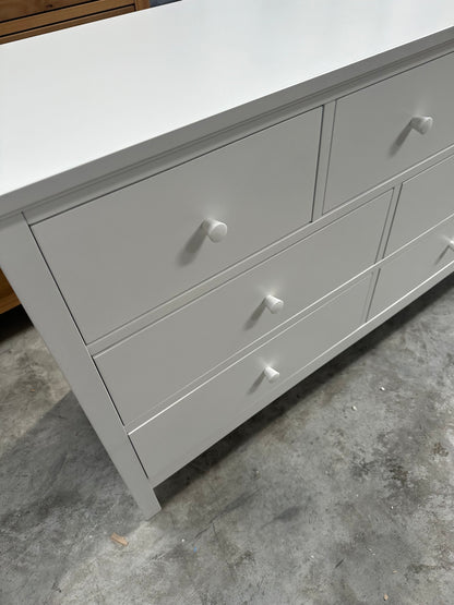 John Lewis Chest of Drawer White Wilton 7 Drawer Chest