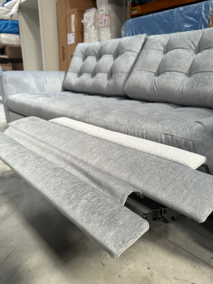 John Lewis Draper II Large Motion Sofa Easy Clean Ocean Blue