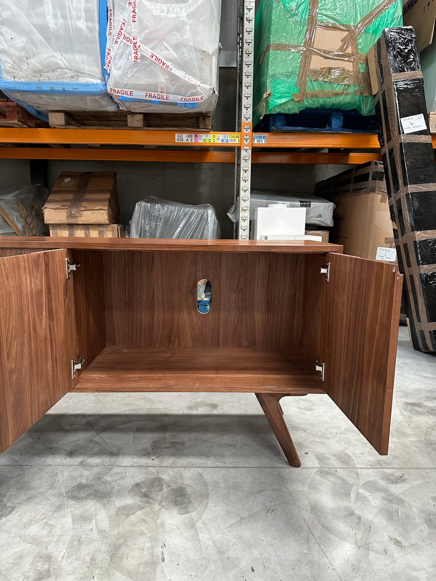 John Lewis Cara 4 Door Sideboard, American Black Walnut
