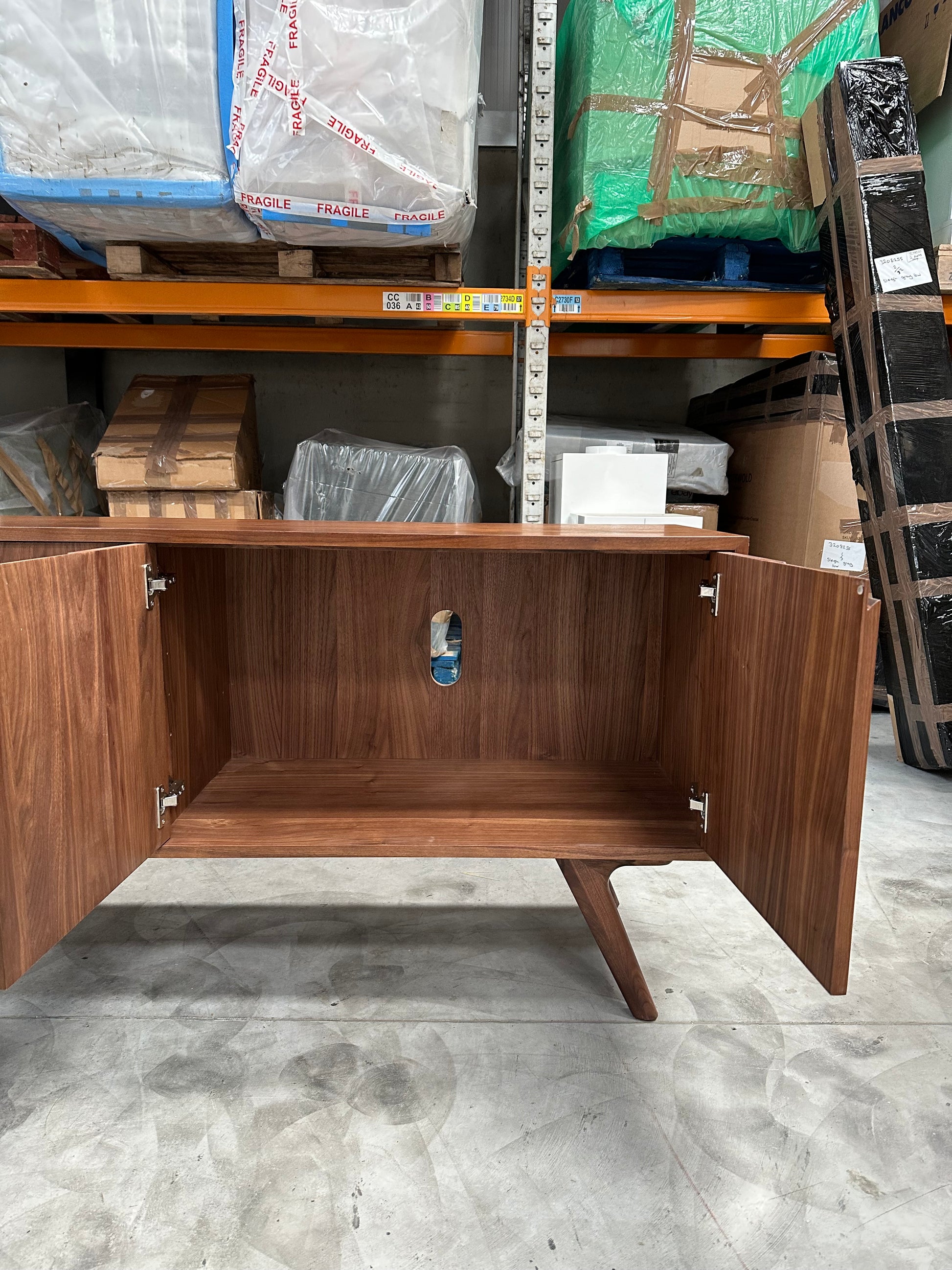 John Lewis Cara 4 Door Sideboard, American Black Walnut