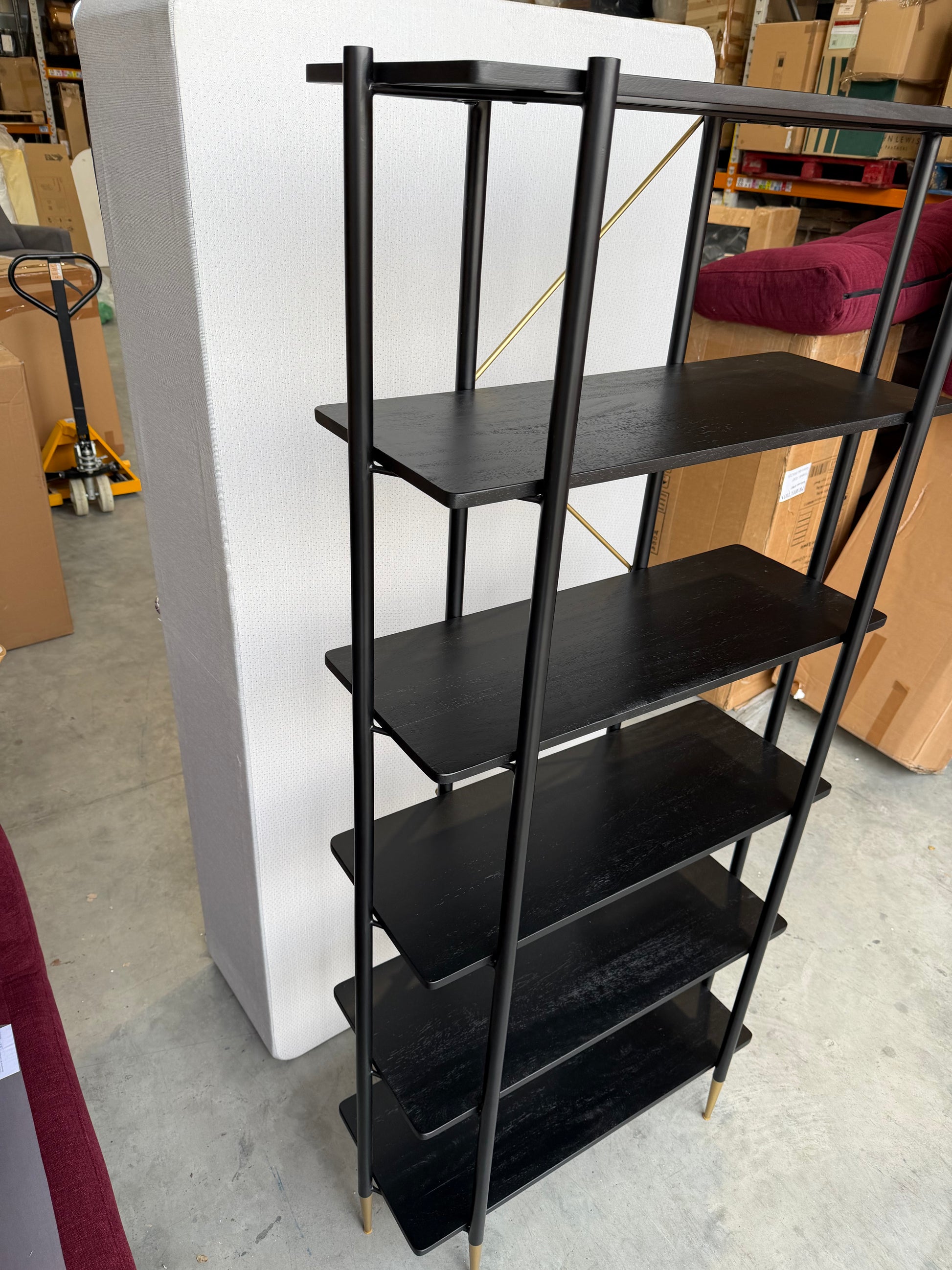 John Lewis Swoon Cole Shelving Unit Black
