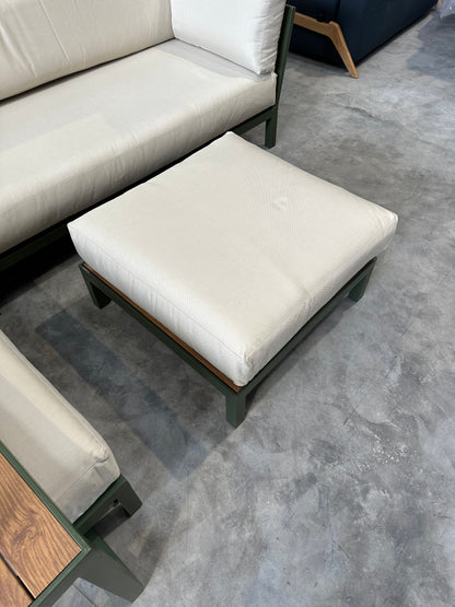 John Lewis Platform Modular 4-Seater Garden Lounging Set, Green