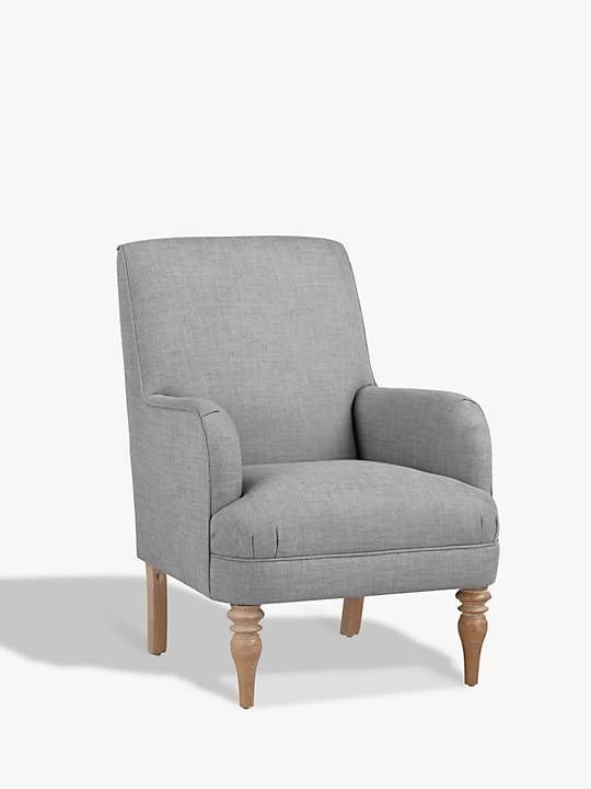 John Lewis Sterling Armchair Soft Tweed Grey