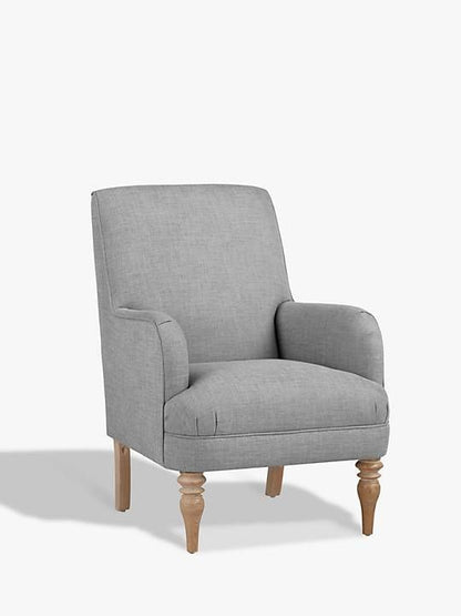 John Lewis Sterling Armchair Soft Tweed Grey