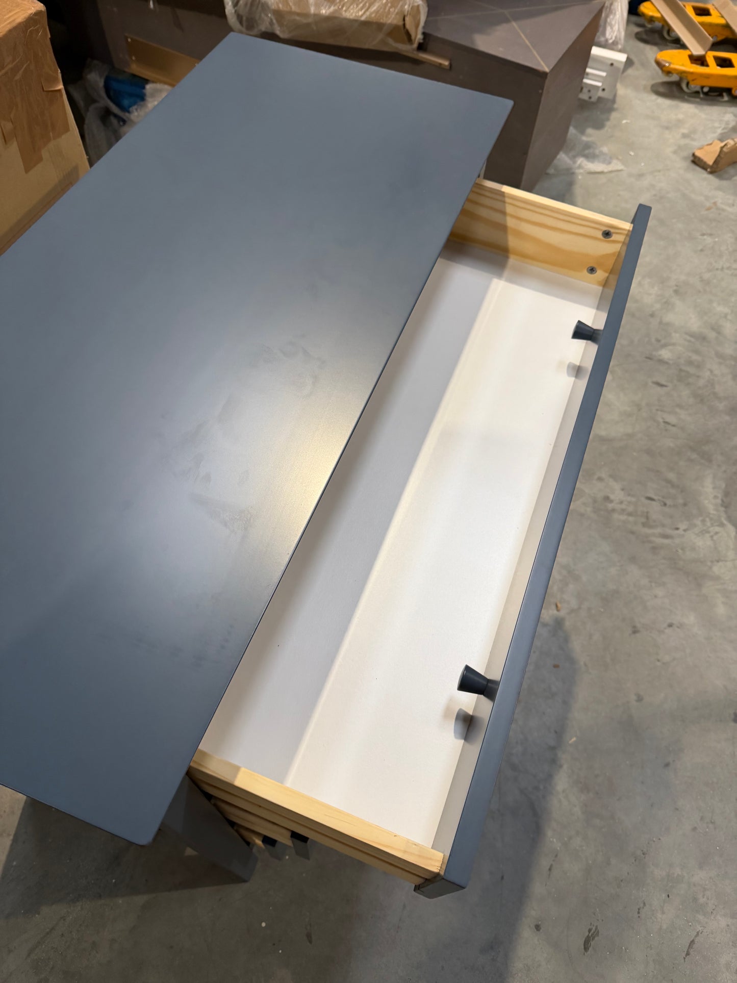 John Lewis Wilton 3 Drawer Chest, Denim Blue