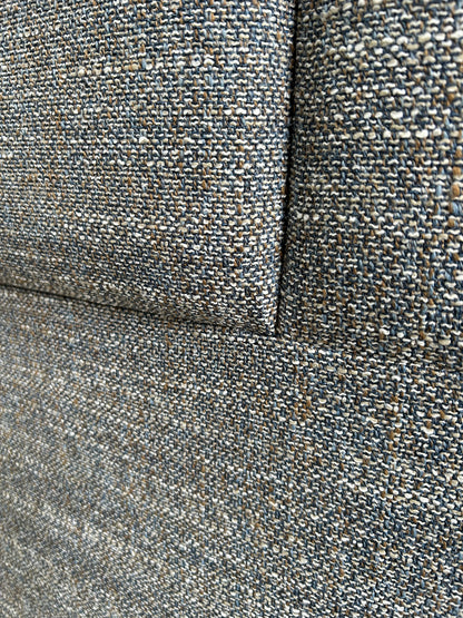 Vispring Viola Full Depth Upholstered Headboard Super King Size Boucle Sodalite