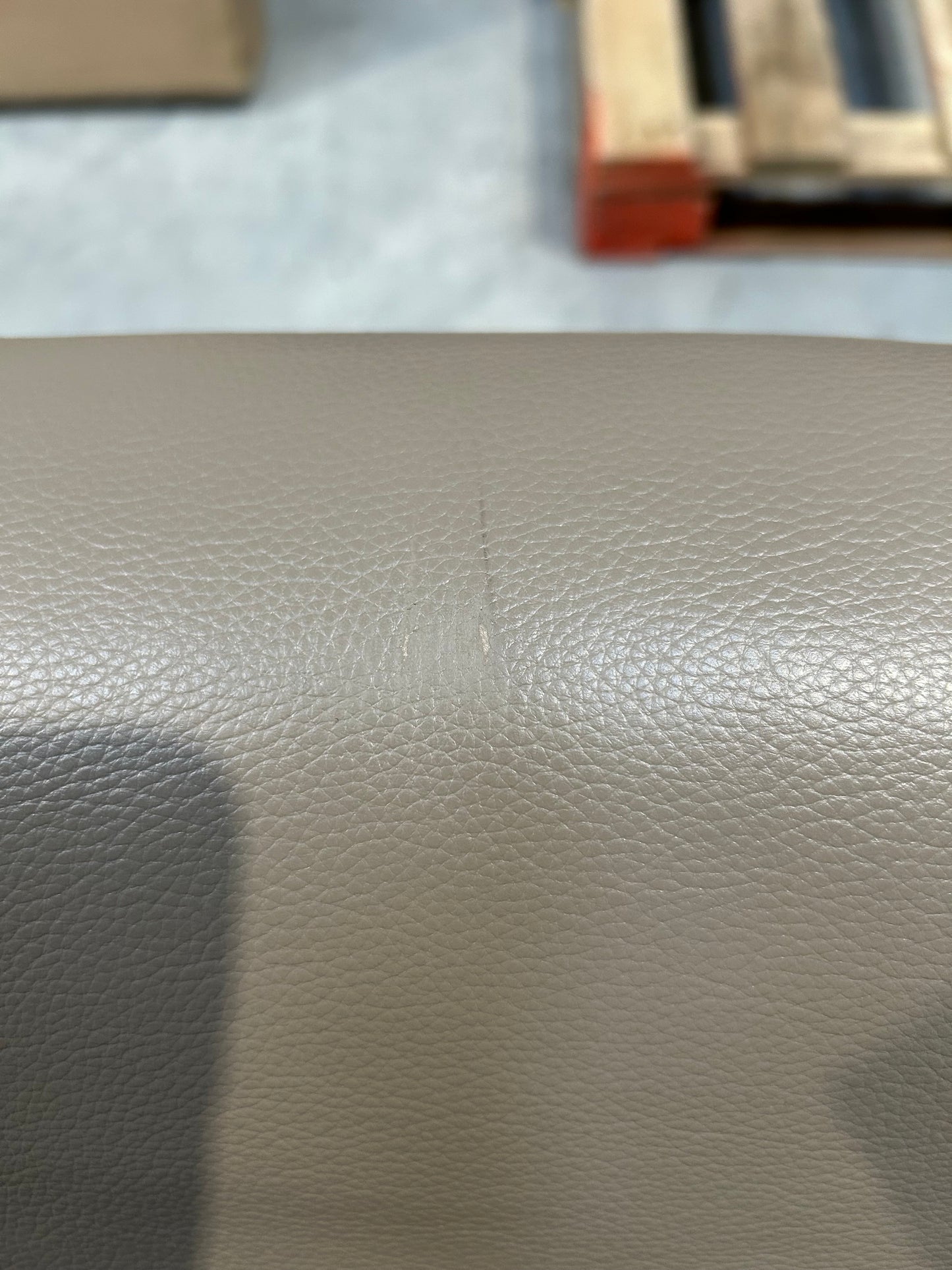 John Lewis Camden Leather Armchair, Dark Leg, Nature Putty