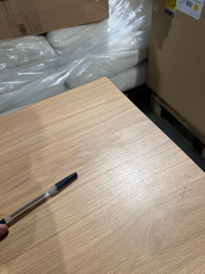 John Lewis Wilton 4-6 Seater Extending Dining Table, Linen Kitchen