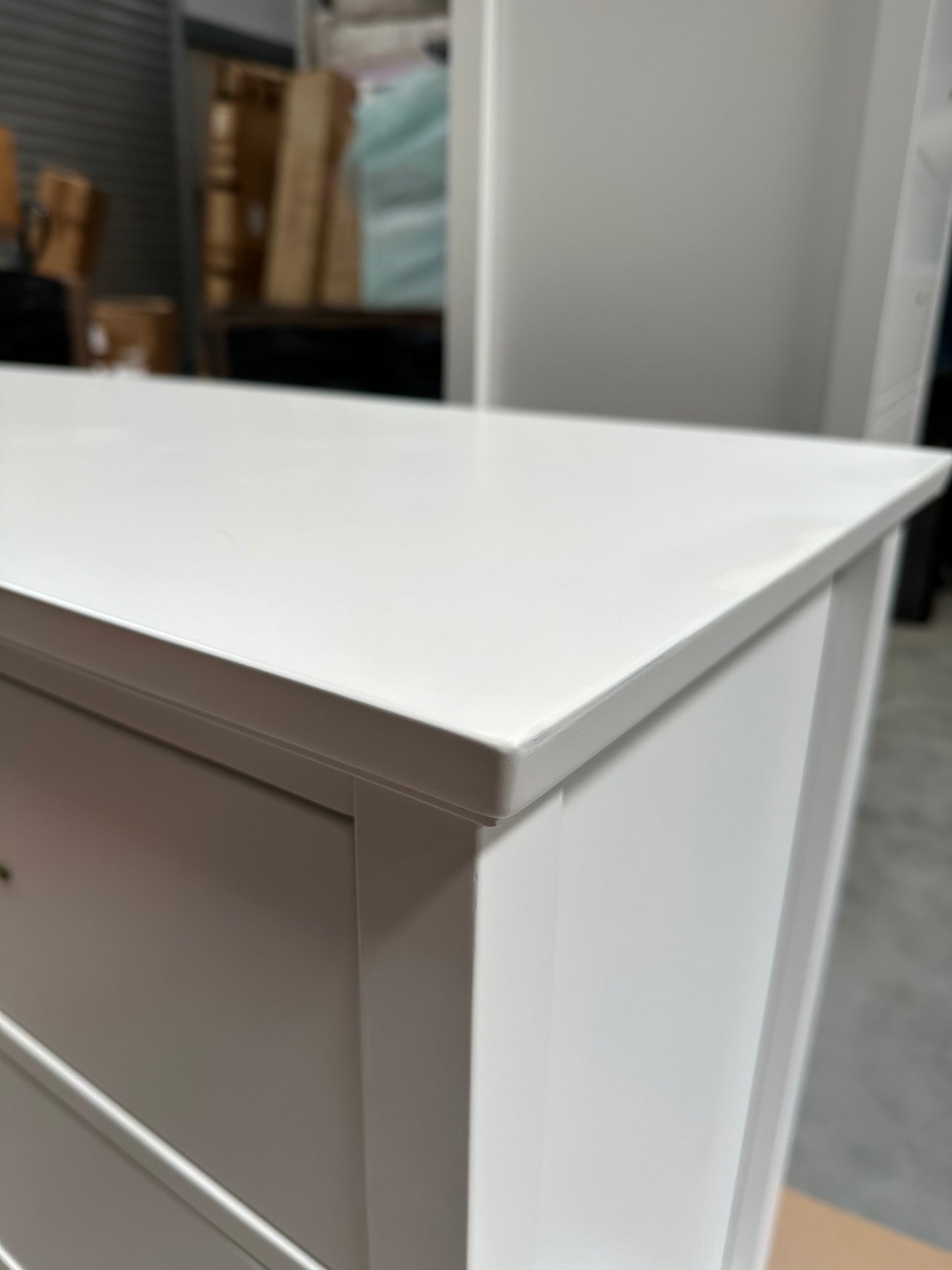 John Lewis Chest of Drawer White Wilton 7 Drawer Chest