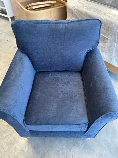 John Lewis Charlotte II Armchair Aquaclean Titan Navy