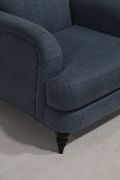 John Lewis Otley Armchair Linen Loch Blue