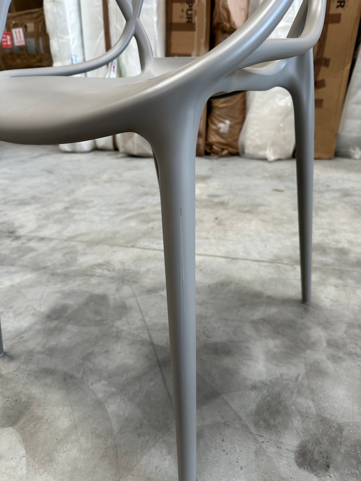 Kartell Philippe Starck for Kartell Masters Chair Grey