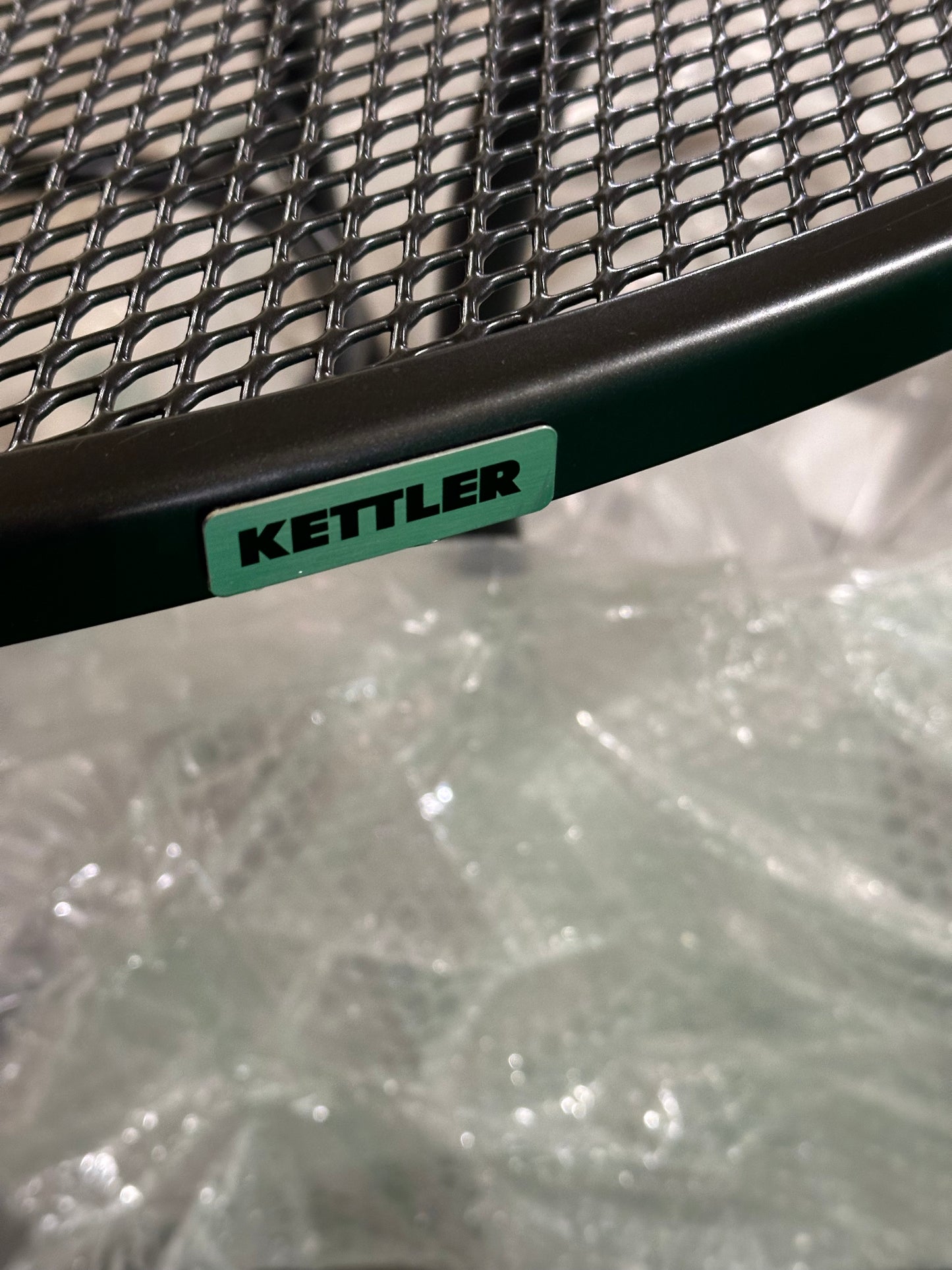 KETTLER John Lewis Henley by KETTLER 4-Seater Round Garden Dining Table, 110cm, Iron Grey