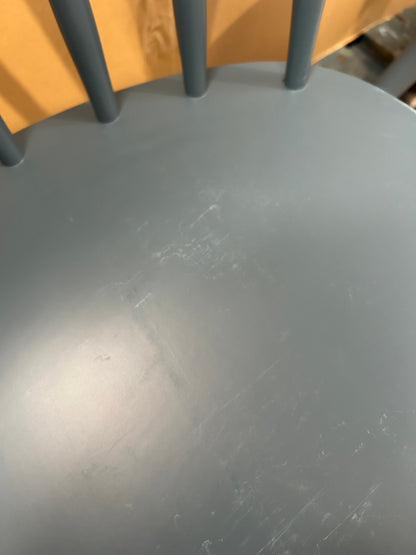 John Lewis Spindle Dining Chair, Set of 2, Blue, FSC-Certified (Beech Wood) Kitchen