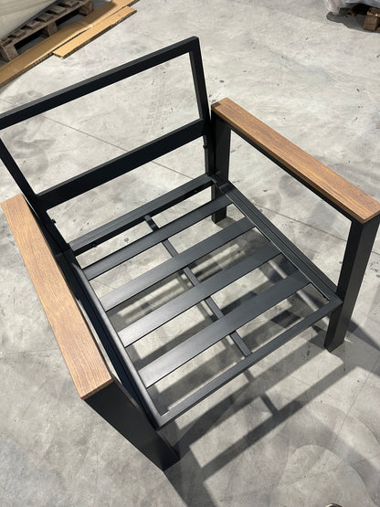 John Lewis Platform 4-Seater Garden Lounging Set, Grey